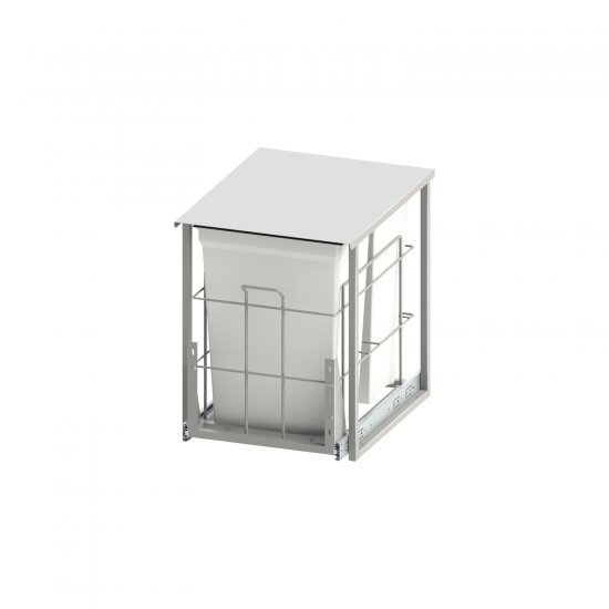 LIXEIRA DIMEC 12LT. 1-SIMPLES LATERAL 3403-CDB-05 - DIMEC - Casa